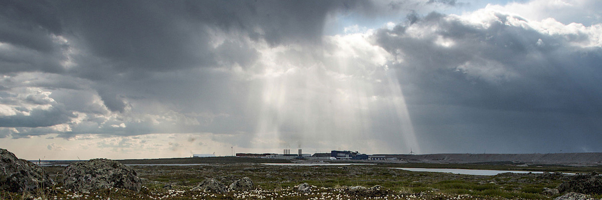 Diavik Diamond Mine in the Northwest Territories, Canada.