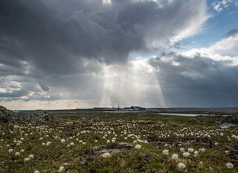 Diavik Diamond Mine in the Northwest Territories, Canada.