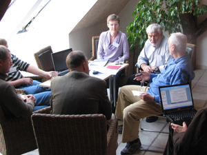 Breakout group of the Terrestrial Expert Monitoring Group at their first workshop 