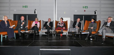 International linkages panel at the Arctic Biodiversity Congress. Photo: IISDRS