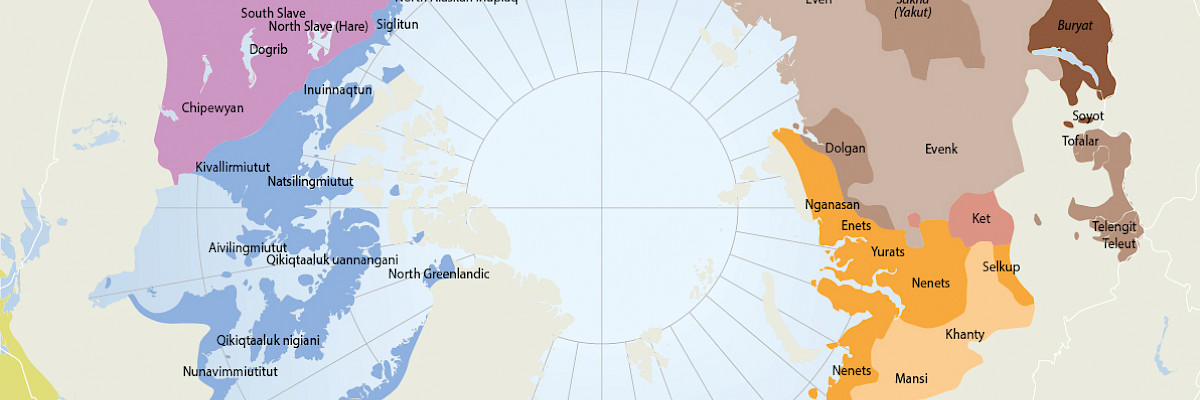 Language groups of the Arctic © Arctic Biodiversity Assessment Language groups of the Arctic